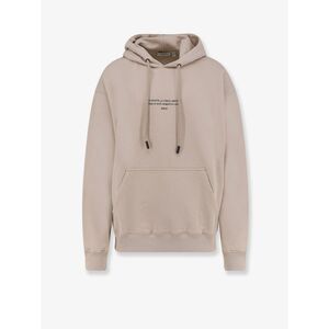 Off White Men Cotton Sweatshirt With Frontal Logo Print